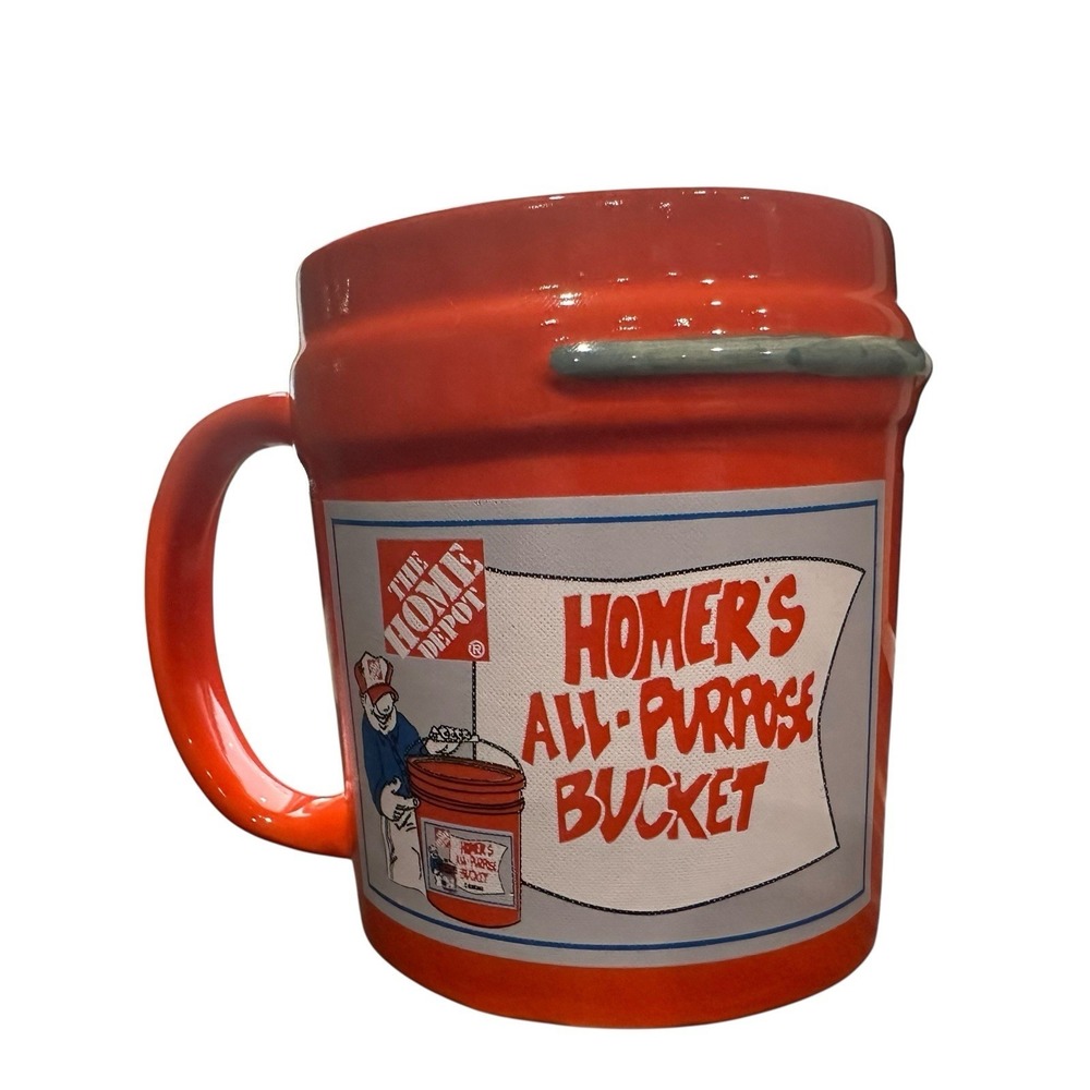 The Home Depot Homer's All Purpose Orange Bucket Mug Mr. Christmas 2015